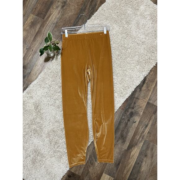 Fabletics Size Small Honey Velour High Waisted Ankle Length Emma Leggings - Picture 1 of 6
